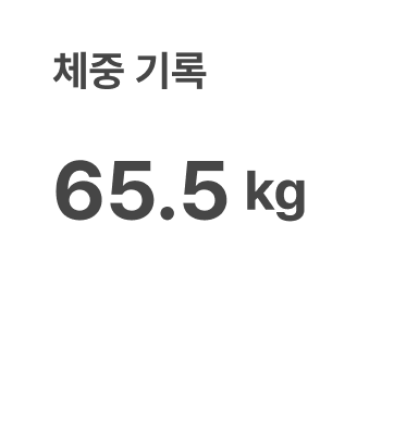 체중기록